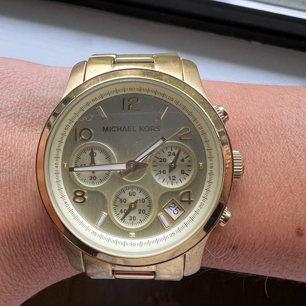 Michael Kors Gold-Tone Multifunction Watch